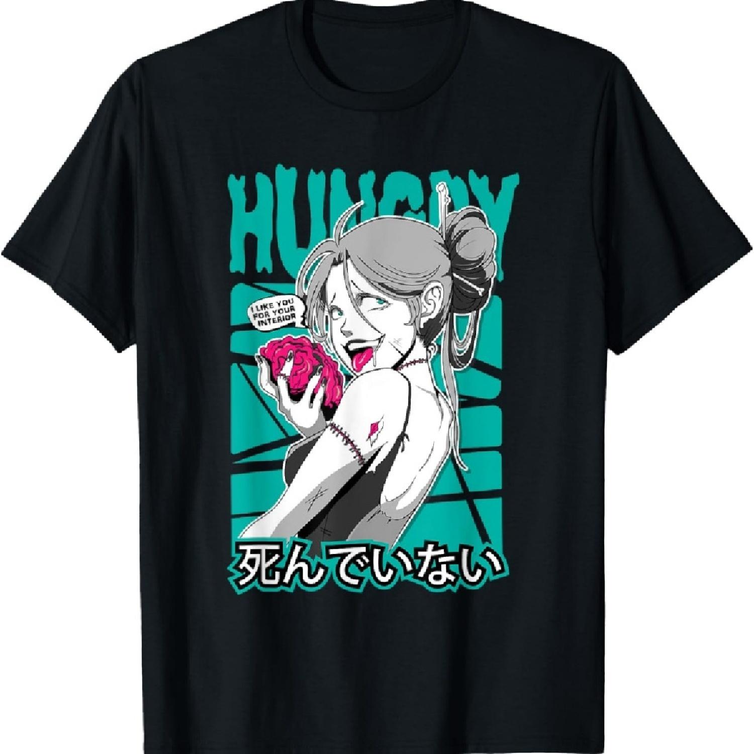 Эччи рубашка девушки-зомби пошлая вайфу Аниме хентай косплей футболка S