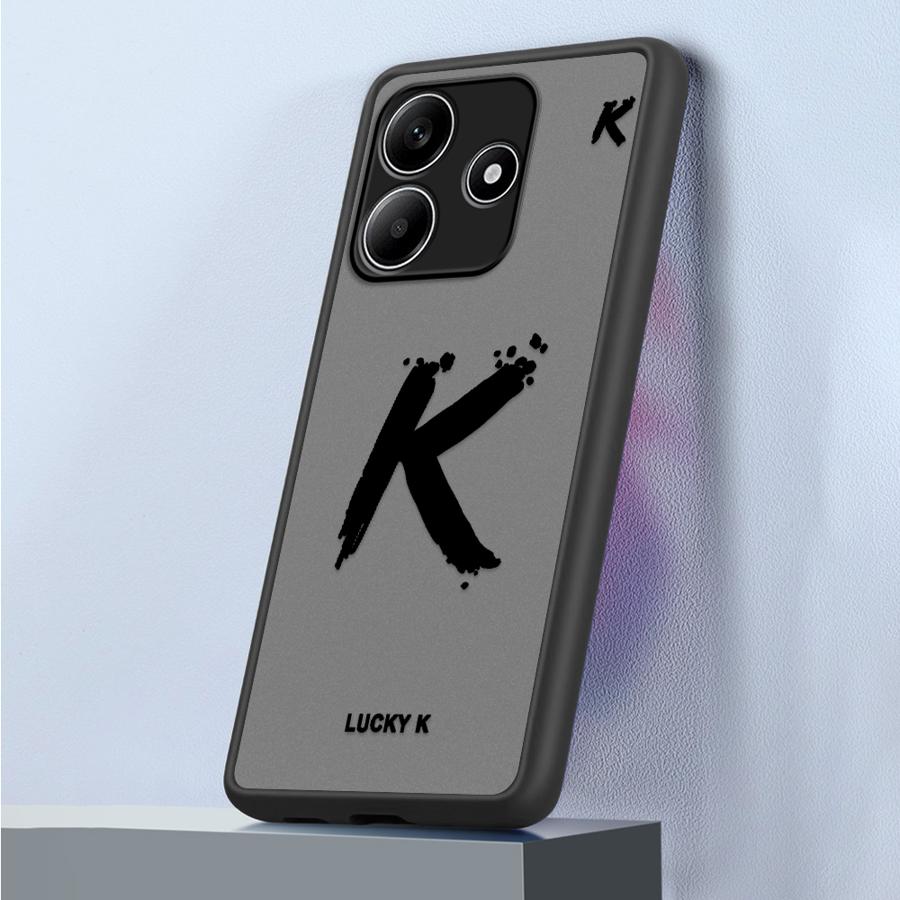 

Чехол-накладка для телефона Funda Back для Xiaomi Redmi Note 14 13 Pro Plus 13C 11 10 A4 9S 14C 12 Счастливая буква Redmi Note 12 4G