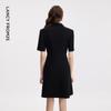 Langzi Hepburn Style Short Sleeve Suit Dress