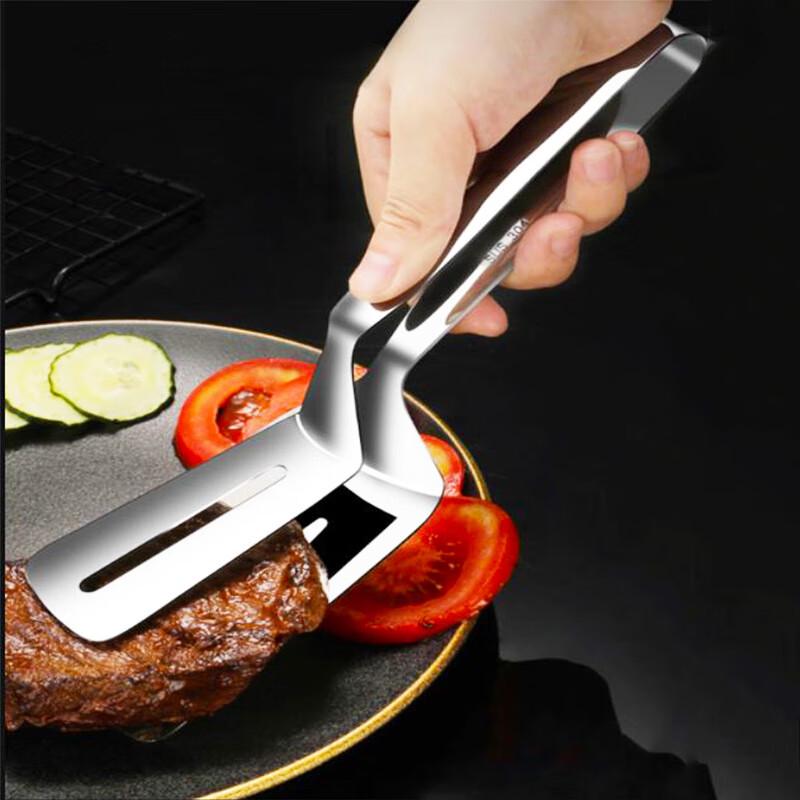 

Changbaosen 304 Stainless Steel Slotted Food Tongs
