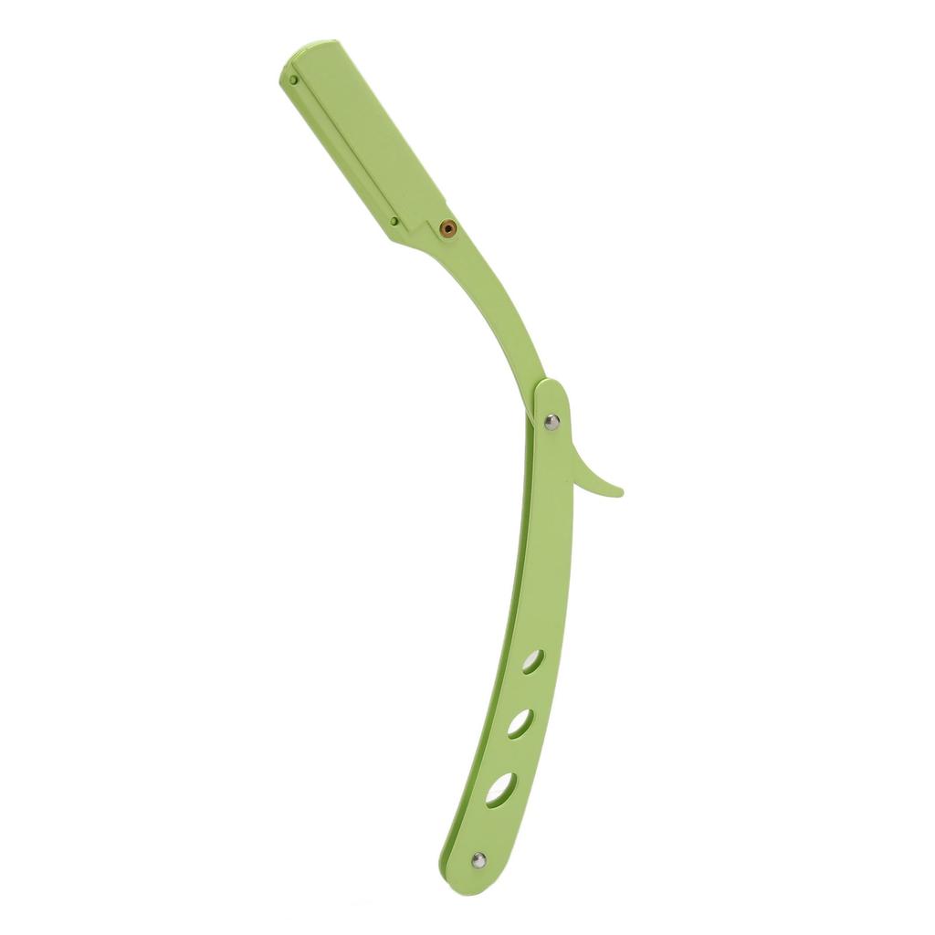 Men Manual Trimmer Blade Holder Foldable Reusable Safety Beard Clipper Handle for Home Salon