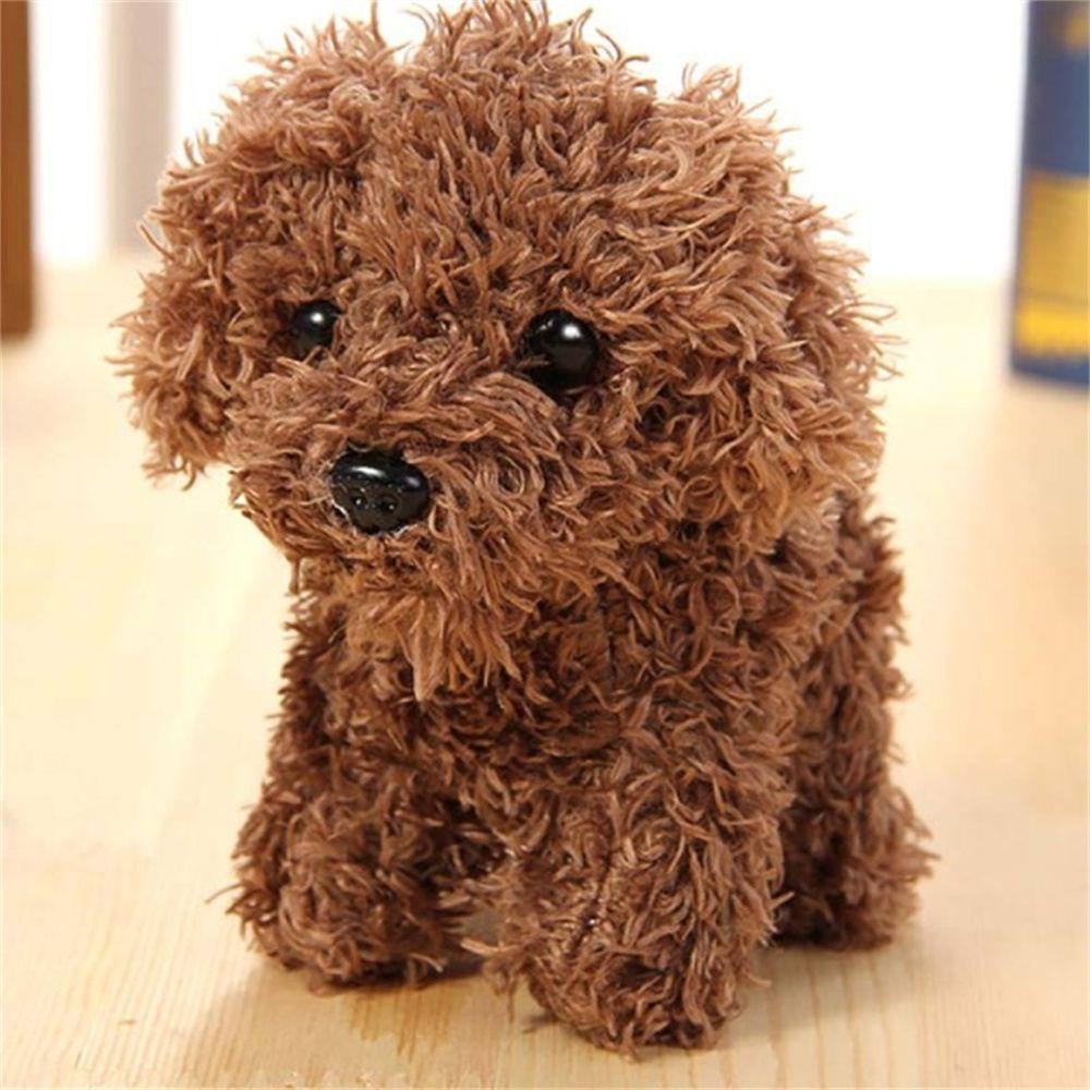 Poodle Bag Charm Simulation Dog   Ring Pendant  Key Chain DIY Accessories