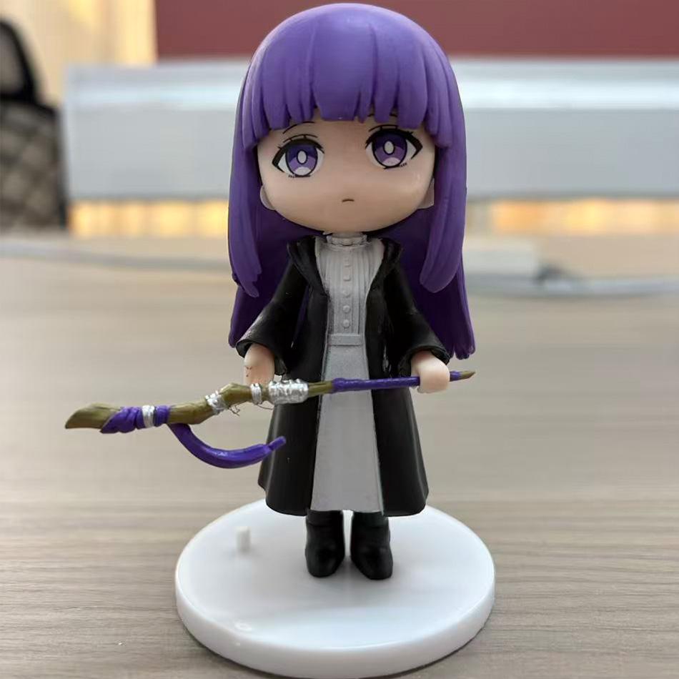 Beyond Journey's End 10cm Frieren Himmel Anime Actionfigur Modell Puppe Spielzeug für Jungen Ideales Geschenk für Figurensammlung