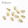 18K Gold Plated Irregular Stone Shape Spacer Beads Bracelet Beads High Quality Jewelry Making DIY Necklace Earrings Accessories