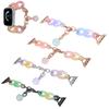 Fashion Luxury Resin Bracelet for Apple Watch Series 9/8/7/6/5/4/3/2/SE Stainless Watch Band for IWatch Ultra 2 49mm 41mm 45mm 40 44mm 38 42mm Strap