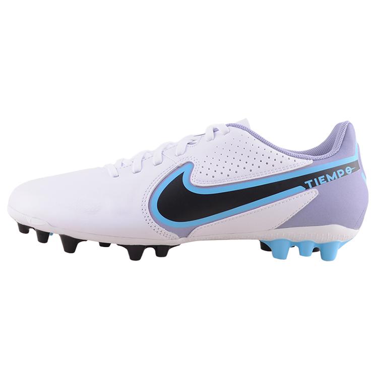 Nike Tiempo Legend 9 Academy Firm Ground Lace-Up AG (Rubber Short Studs) Artificial Turf Soccer Shoes Men Soccer Shoes White DB0627-146