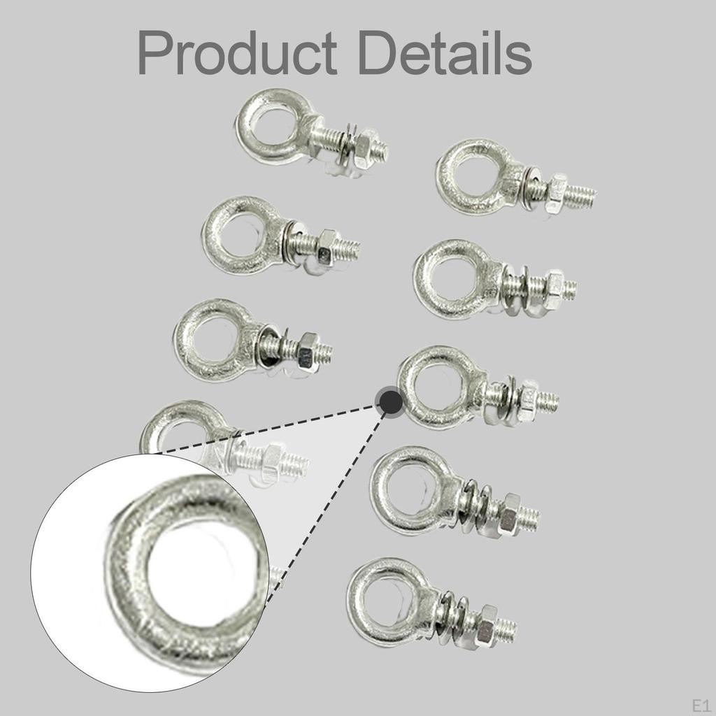 Pack of 10 Heavy-Duty Eye , Multifunctional Accessories