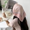 Colorful Small Square Scarf Y2K Hair Scarf Elegant Satin Hijab Outdoor
