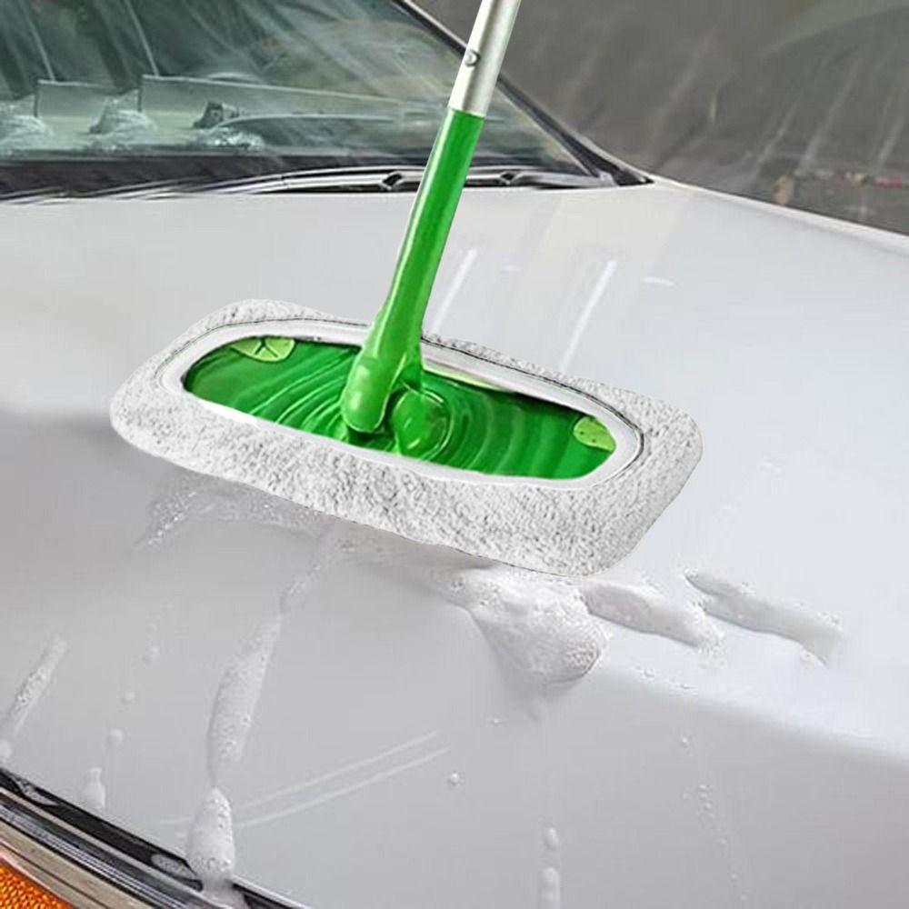 1/4Pcs Flat Mop Head Microfiber Mop Pads Reusable Mop Replaceable Cloth Cover for Wet&Dry Cleaning