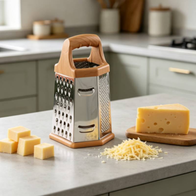 Modern Minimalist Multifunction Vegetable Grater With Six Sides For Kitchen Prep
