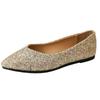 Women's Glitter Ballerina Flat Shoes With Sequins For Parties, Weddings, Everyday Wear