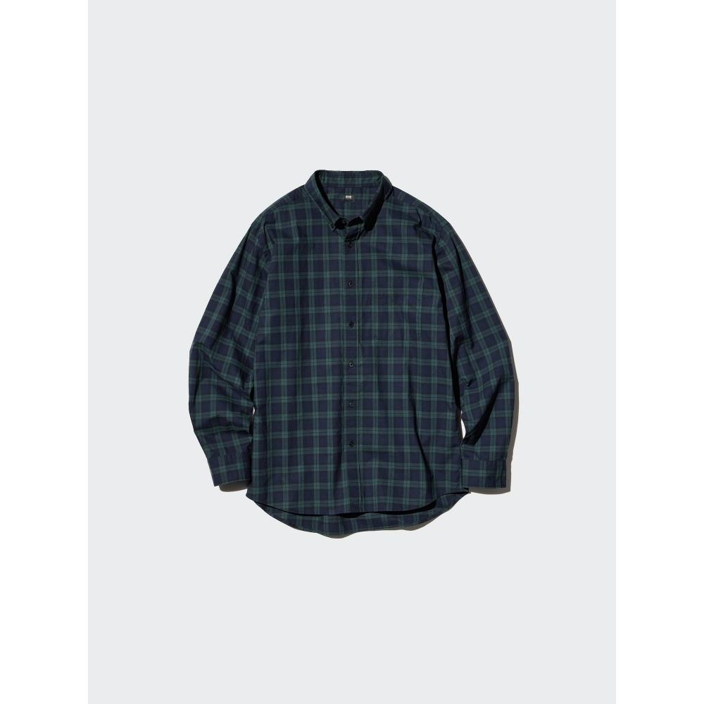 Uniqlo Broadcloth Shirt  Long SlEEvE  ChEck E