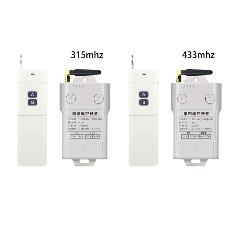 Remote Control 3000M Long Distance Relay Wireless RF Switch Receiver for High Power Water Pump Motor Lighting Electrical