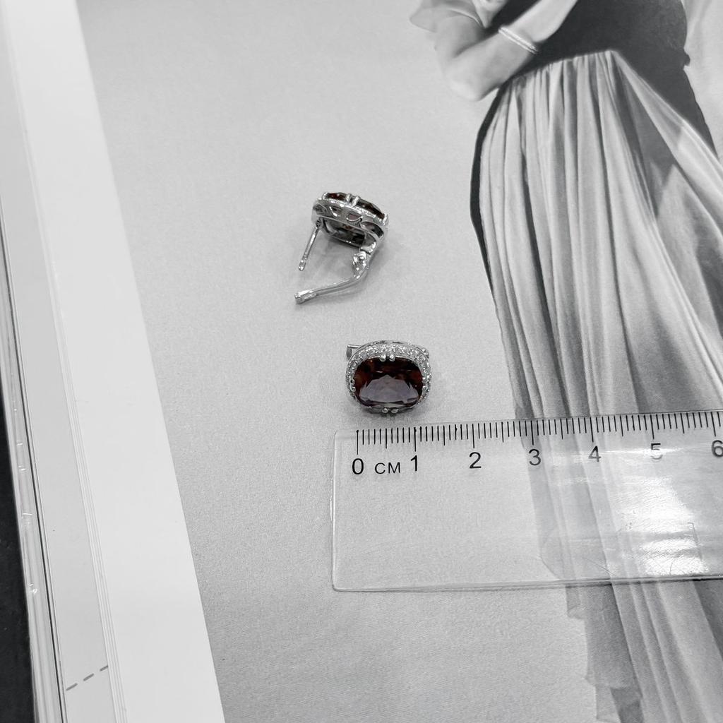 Silberohrringe mit Sultanit 11.203ct (2171416)