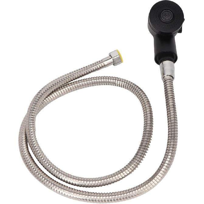 Salon Shampoo Bowl Sprayer Anti Leakage Adjustable Flexible Shampoo Bowl Sprayer Head Hose Set for Barber Shop