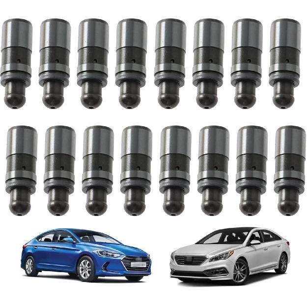 16Pcs Valve Lifter Tappet Kit Compatible with Hyundai Kona ix35 Sonata Elantra Tucson Kia Optima Forte Soul 2011-19 1.8L 2.0L 2.4L Replace JB-2091;