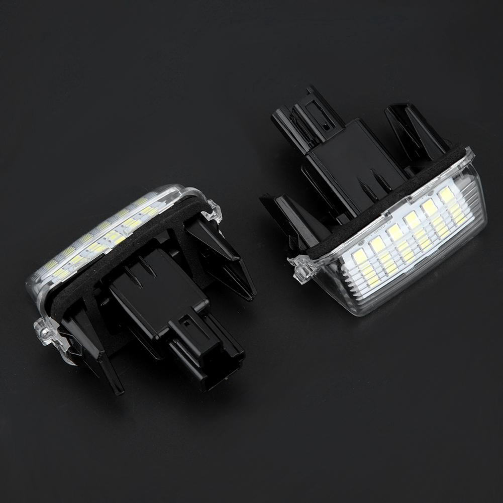 2pcs 18 LED Beads License Plate LED Light Lamp Fit for Toyota