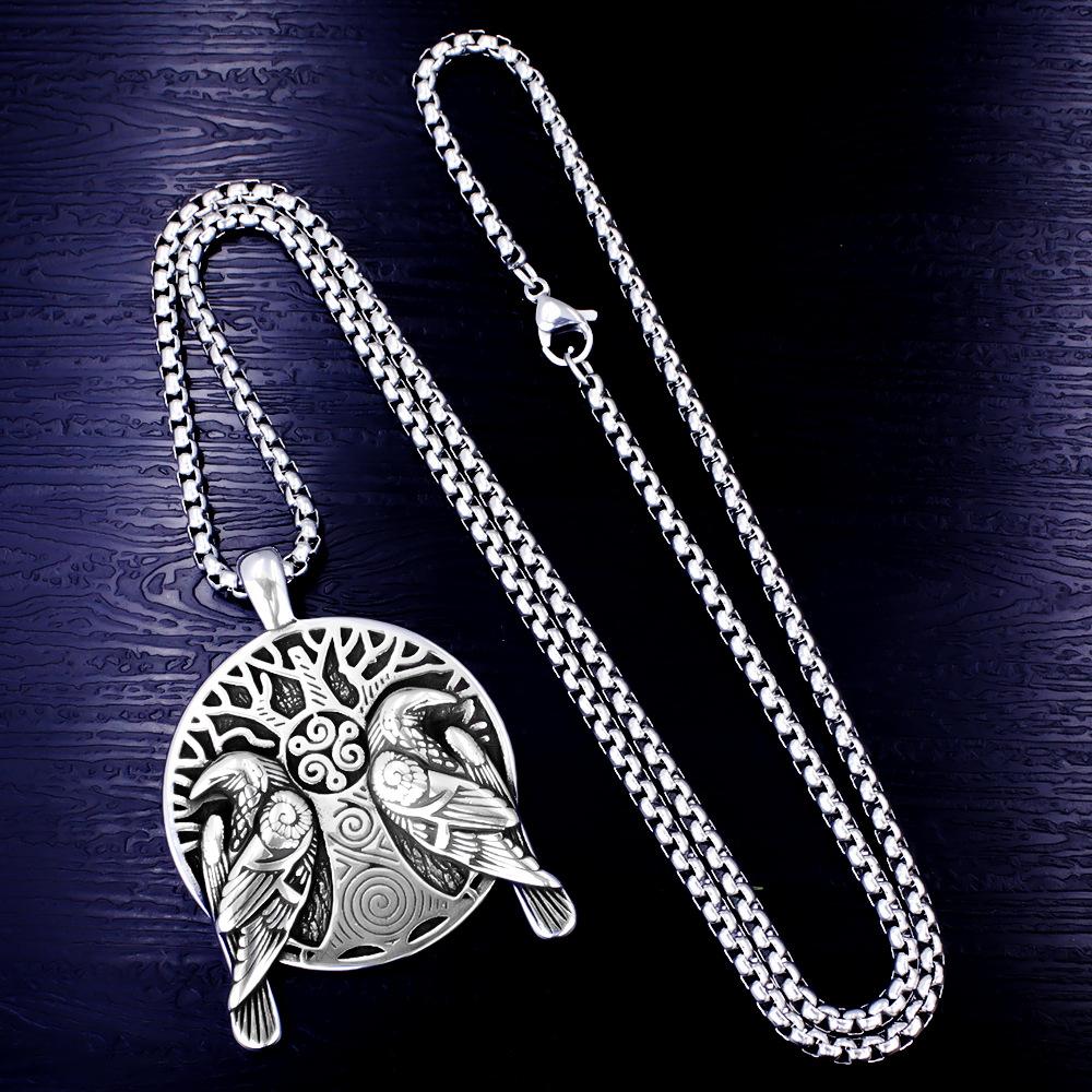 Necklace Retro Demon Bull God Bull Head Skull Men's Pendant