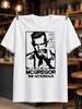 Mcgregor The Notorious Monochrome Fighter Portrait With Quote Text And Bold Block Name Combat Unisex All TShirt