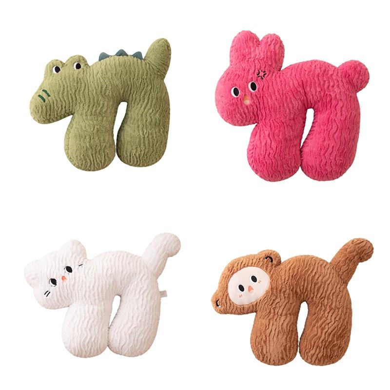 Cute Cartoon Plush Cushion Pillow For Sleeping Office And Car Seats