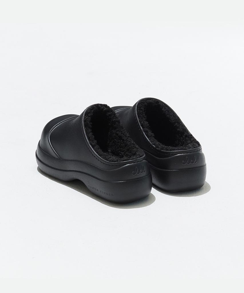 Clcl Wednesday Evening Winter Clogs - Midnight Black