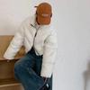 Dongdaemun short stand-up collar down jacket for women's winter 2024 new fashion small foreign style thickened bread jacket