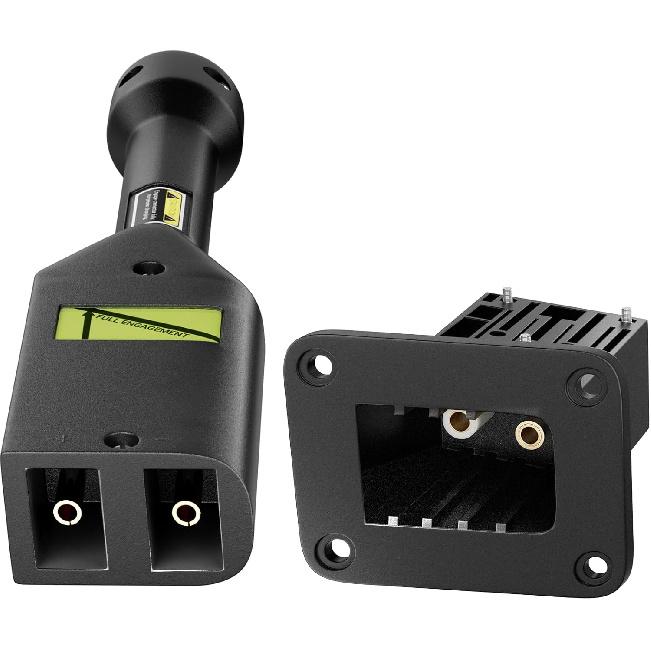 Drive-up EZGO TXT Medalist 36V PowerWise Charger Receptacle and W/Handle Plug Fits Electric 1996 UP Golf Cart 73345-G01&73063-G01