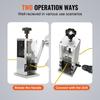 SucceBuy Manual Wire Stripping Machine Portable Aluminum Frame 1.5-25mm / 1.5-40mm Wire Peeler for Cable Scrap Copper Recycling