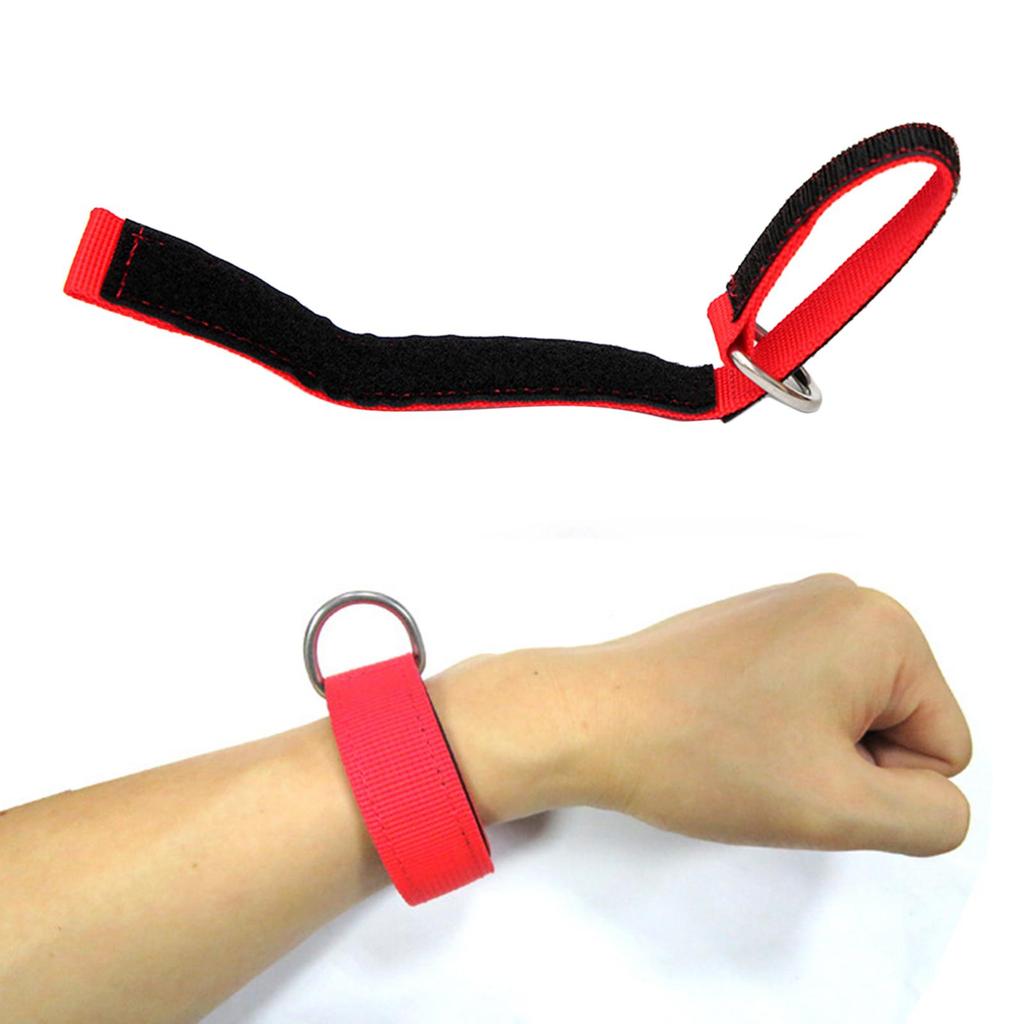 Adjustable Diving Wrist Strap Fastening Cuff with D Ring Wristband Safety Hanging Webbing Hand