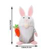 Easter Plush Rabbit Ornament - Decorative Prop for Window Display or Desktop Decoration