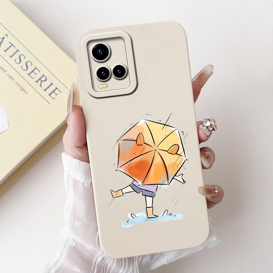 For Vivo Y21 2021 Case V2111 Silicone Cover For vivo Y21S Y33S Flower Protector Back Cover For Vivo Y21A Y21T Y33T VivoY21 Funda