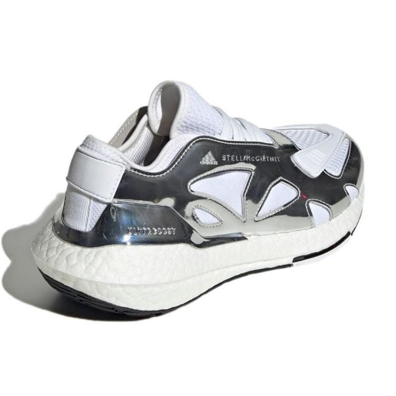Adidas By Stella McCartney Ultraboost 22 Women's Running Shoes Silver Metallic/Cloud White/Core Black GW8129