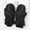 Children Ski Gloves Winter Thicken Warm Boys Girls Full Finger Mittens Non-slip Adjustable Windproof Waterproof For 5-9Y Kids