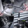 8-19mm Flare Nut Wrench Mirror Finish High Torque Wrench Repair Tool Open Ring Spanner  Car Repair