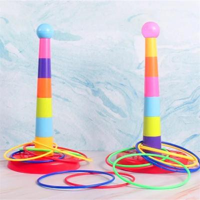 Kinder Werfen Kreis Spiel Zwinge Gestapelt Spielzeug Spaß Indoor Outdoor Eltern-kind-Interaktive Kreis Schichten Frühen Bildung Geschenk