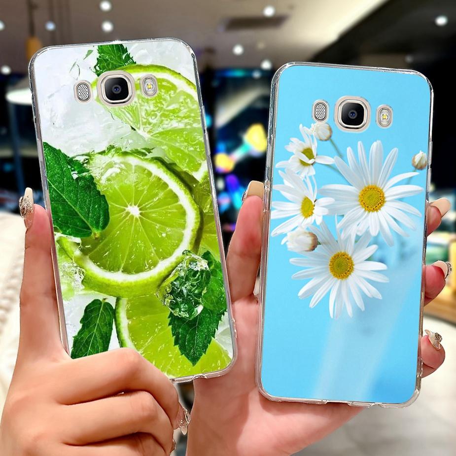 For Samsung Galaxy J5 2016 Case SM-J510F Luxury Fashion Painted Cover Soft Slim Phone Case For Samsung J3 J5 J7 2016 Fundas Bags
