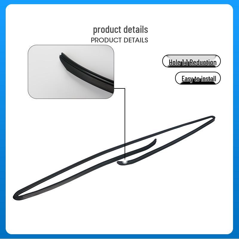 Dichtungsleisten für BMW 5er E60: Heckscheibe 520, Frontscheibe 525, Teil 51317027916.
