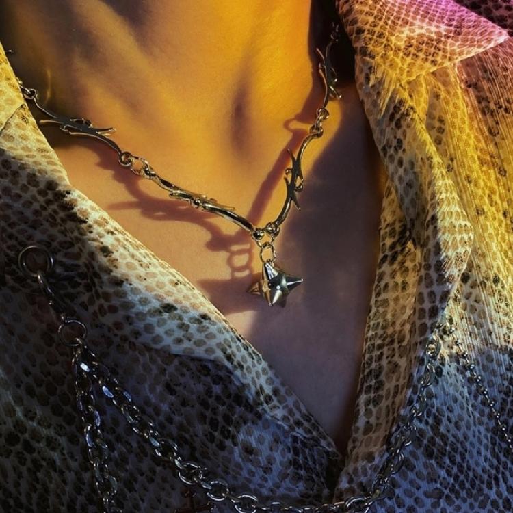 Punk Style Choker Chain Necklace Women Rock Jewelry Eboy Egirl Chain Necklace