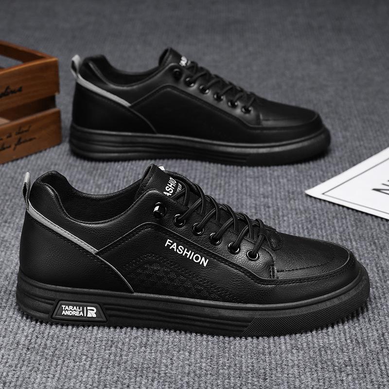 Men's Shoes for Summer New Trendy and Versatile Breathable White Shoes Lightweight Soft Sole Casual Student Shoes for Men