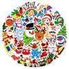 50 Cartoon-Sticker mit Weihnachtsmotiv für Scrapbooking und Dekorationen