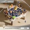 Magnetisches Angelspiel für Kinder Elektrisches Angelspiel mit Musik Drehspiel Angelrute Bildung Baby 3 Jahre Geschenke