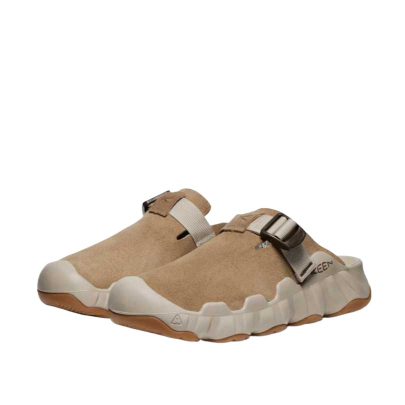 Keen Hyperport Clog Leather Closed Toe Slippers Men's Brown 1030763