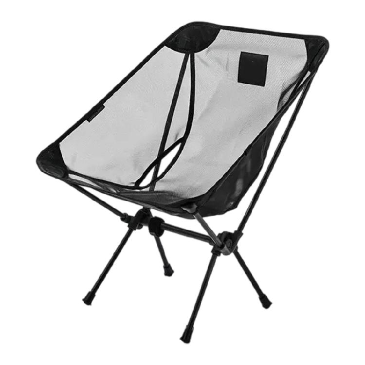 Anti Sink Moon Camping Chair Reinforced 7075 Aluminum Frame Mechanism Breathable Mesh Seat Outdoor Chair For Fishing Trip