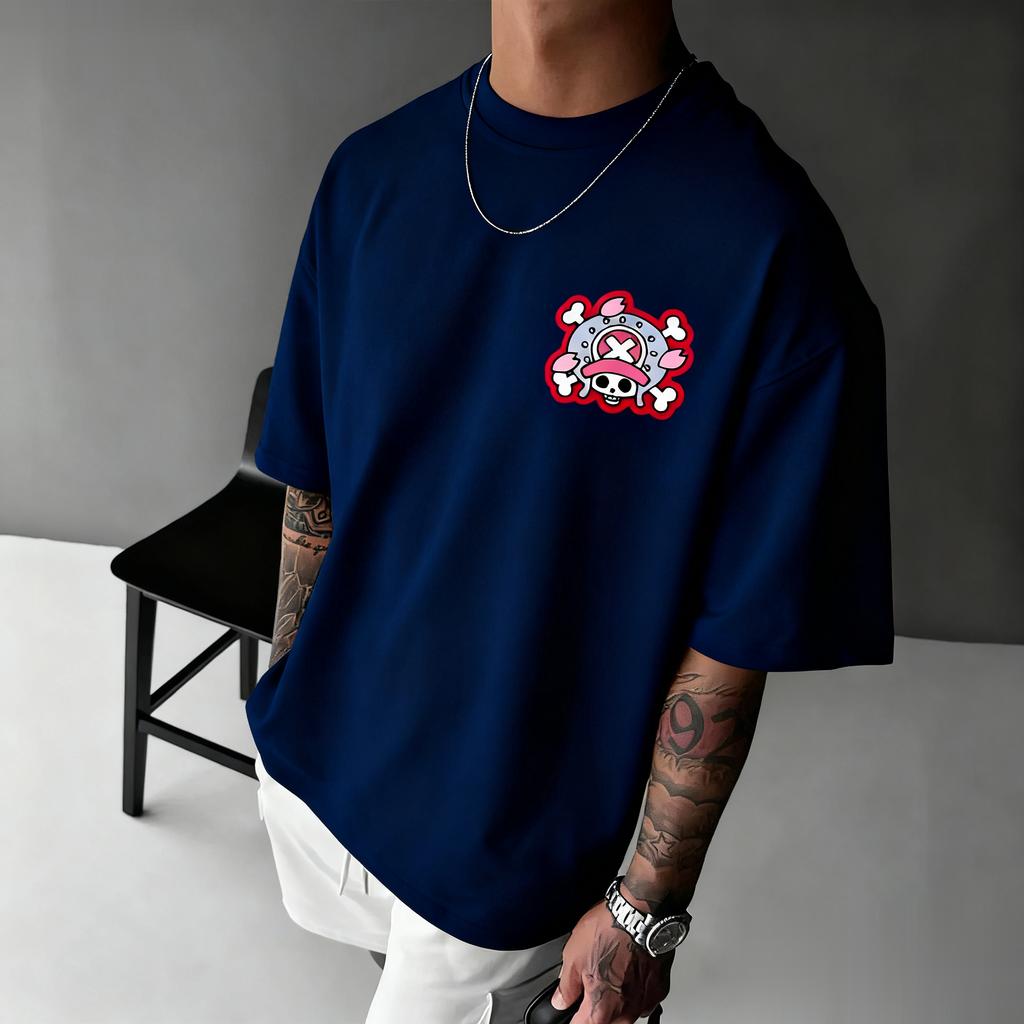 New Chopper T Shirt Men Women Cotton Short Sleeve Tee Summer Cartoon Graphic Streetwear Casual Top Oversized Y2k