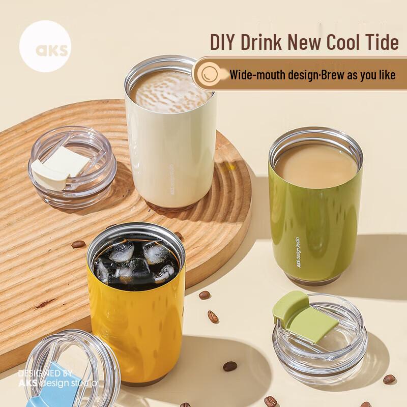 AKS Edelstahl Tragbarer Isolier-Kaffeebecher