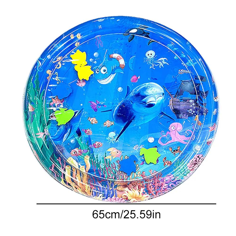 Water Sensor Play Mat for Cats Sensory Water Playmat Cat Toys Thickened Sleeping Water Pad ummer Dog Cooling Mat Pet Supplies