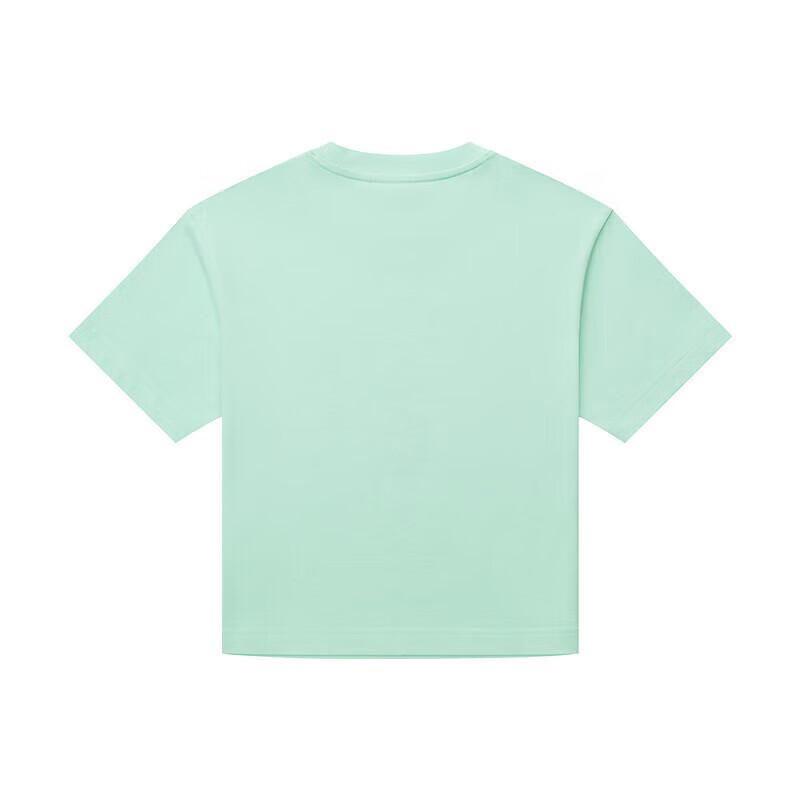 HAZZYS Women's 2025 Summer PHIZ Print Loose Short Round Neck T-shirt