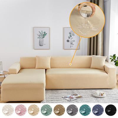Copridivano Impermeabile Elasticizzato Copripoltrona Elastico Coperture a Forma di L Protezione Mobili per Soggiorno Domestico 1 /2 /3 /4 Posti