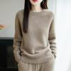 Women Sweater 100% Wool MODERN NEW SAGA O-neck Knit Pullover Thick Winter Jumpers Female Knit Tops