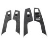 Car Interior Door Armrest Window Switch Panel Cover Trim Carbon Fiber Style Replacement for Kia EV6